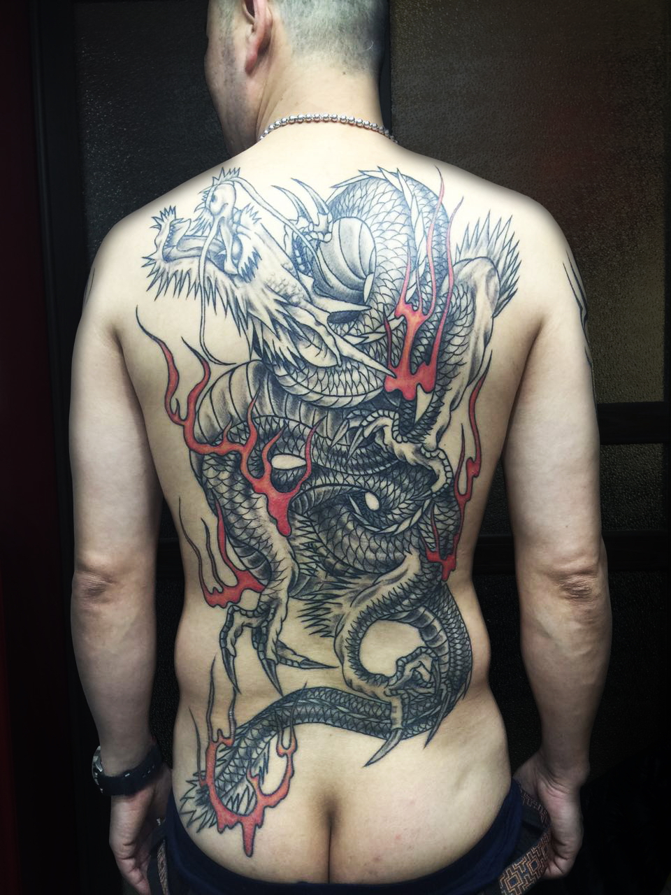 威海唐朝纹身作品1